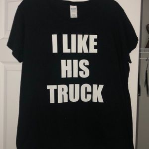 “I like his truck shirt”